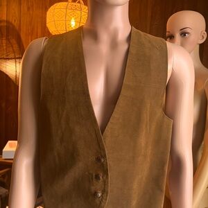 GORGEOUS BB DAKOTA VINTAGE LEATHER VEST SIZE M
